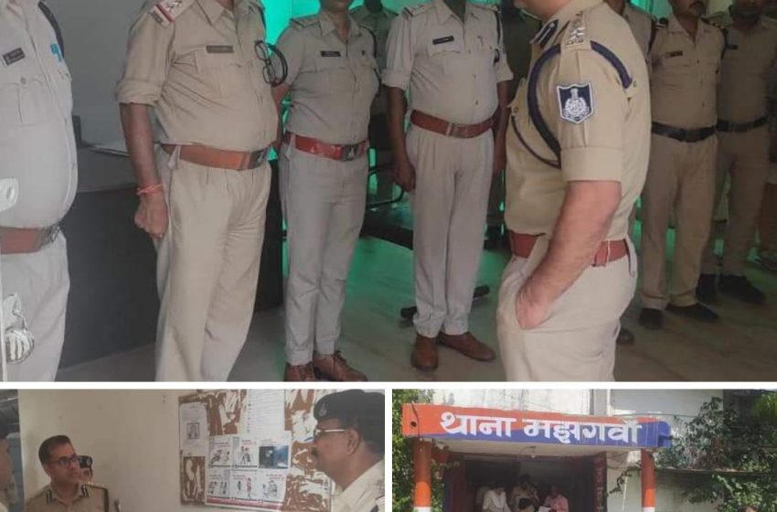  जबलपुर # तीन थानों का निरीक्षण करने पहुंचे जबलपुर एसपी