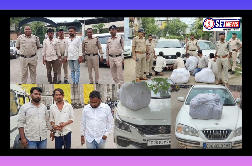  जबलपुर में अंतरराज्यीय गिरोह से मिला 61 किलो गांजा,संजीवनी नगर पुलिस की बड़ी कार्रवाई, पांच गिरफ्तार,दो लग्जरी कारें, छह मोबाइल और नगदी बरामद