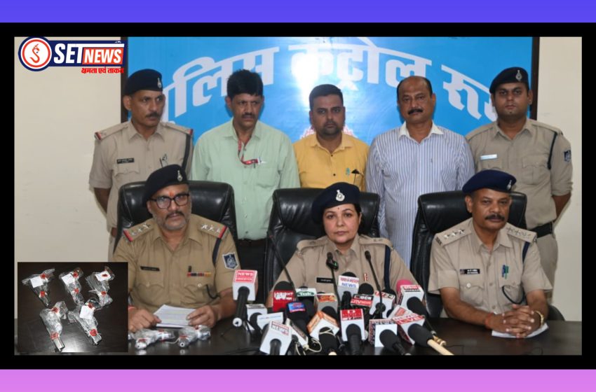  जबलपुर: अवैध हथियार के कारोबार में लिप्त आरोपी गिरफ्तार,देशी 5 पिस्टल एवं 02 कारतूस तथा मोटर सायकिल जप्त