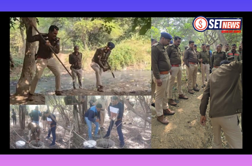  जबलपुर: जंगल में जमीन के अंदर दबा रखी थी, सैकड़ों लीटर अवैध शराब