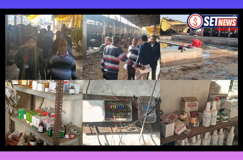  जबलपुर में अख्‍तर डेयरी का आकस्मिक निरीक्षण,पानी की टंकी में पाई गई गंदगी और काई