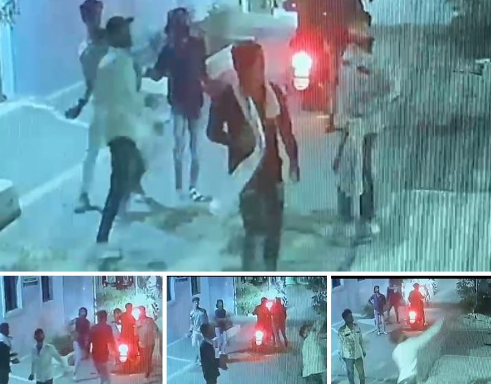  जबलपुर# गैंगस्टर लकी पटेल और यश तिवारी का शहर में आतंक, पत्थर बाजी का सीसीटीवी आया सामने,करमेता क्षेत्र की घटना