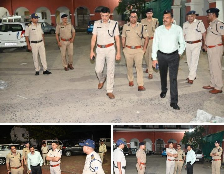  जबलपुर # रातभर सड़कों पर घूमी पुलिस , पकड़े कई बदमाश और इनामी