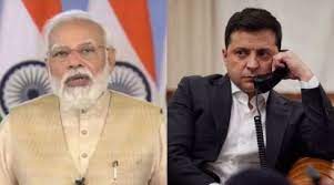  अंतर्राष्ट्रीय # प्रधानमंत्री नरेन्द्र मोदी ने राष्ट्रपति जेलेंस्की से बात की